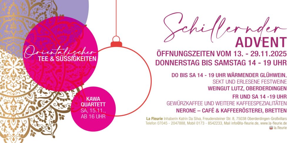 La Fleurie Fyler Adventstage Rückansicht